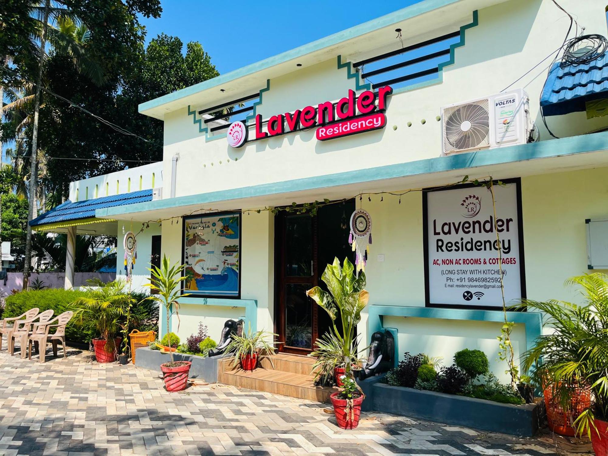 Lavender Residency Acomodação com café da manhã Varkala Exterior foto